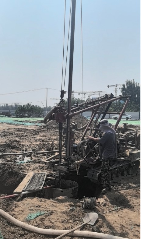 石家庄赵县工地打井